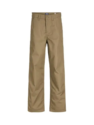 Pantalon Loose Beige Garçon Jack & Jones Clean 3