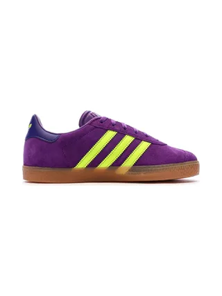 Baskets Violettes/Jaunes Enfant Adidas Gazelle 2