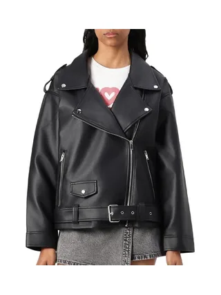 Veste Oversize Noire Femme Noisy May Paulina 1