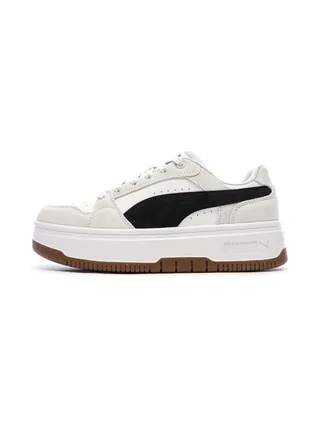 Baskets Blanches/Noires Femme Puma Rebound Low 1