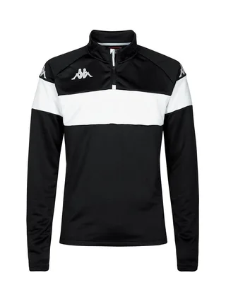 Sweat Noir/Blanc Homme Kappa Dovare 1