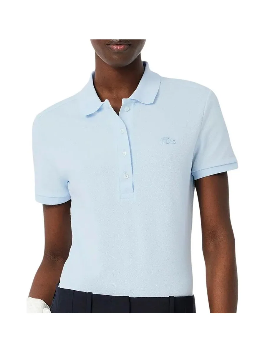 Polo Bleu Clair Femme Lacoste Polo L.12 2