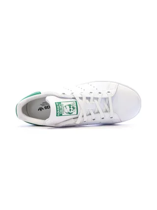 Stan Smith Blanc/Vert Mixte Adidas 4