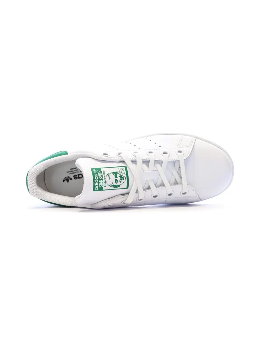 Stan Smith Blanc/Vert Mixte Adidas 5