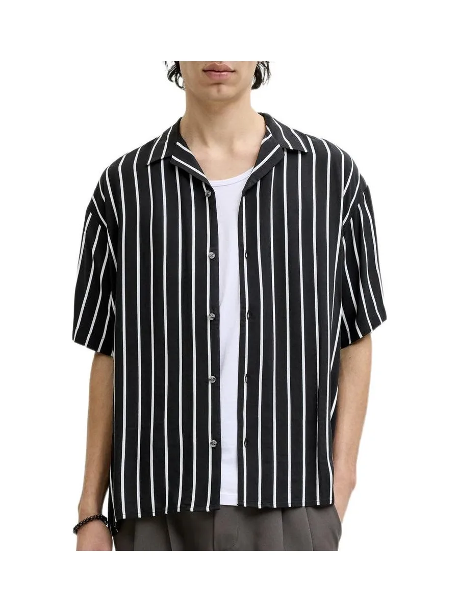 Chemise Blanc/Noir Homme Jack & Jones Jjejeff 2