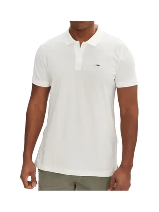 Polo Blanc Homme Tommy Hilfiger Tjm Slim 1