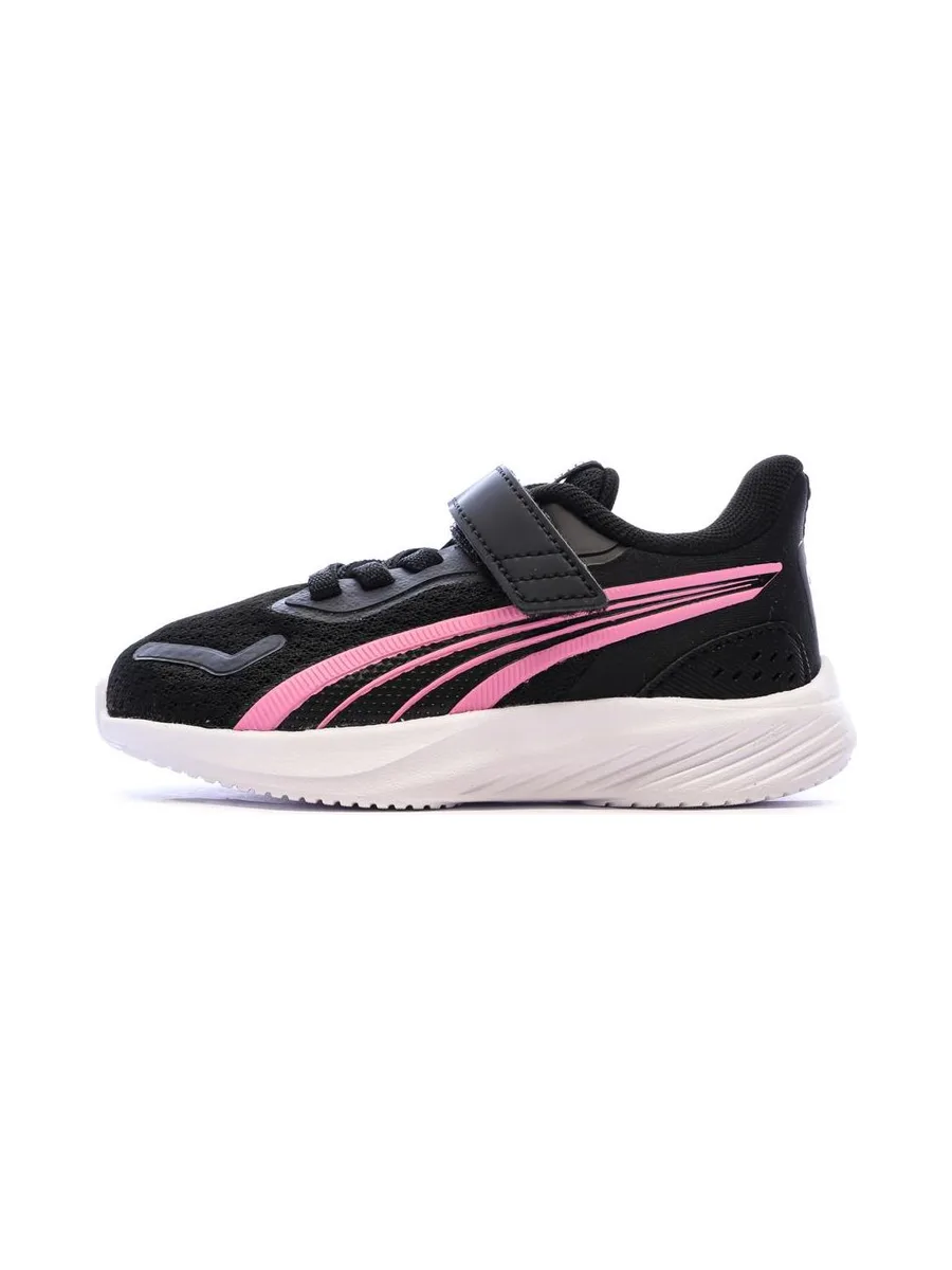 Baskets Noir/Rose Fille Puma Pounce Ac+ 2