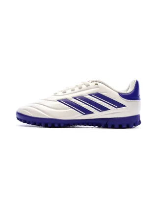 Chaussures de Futsal Blanches/Bleu Garçon Adidas Copa Pure 2 1