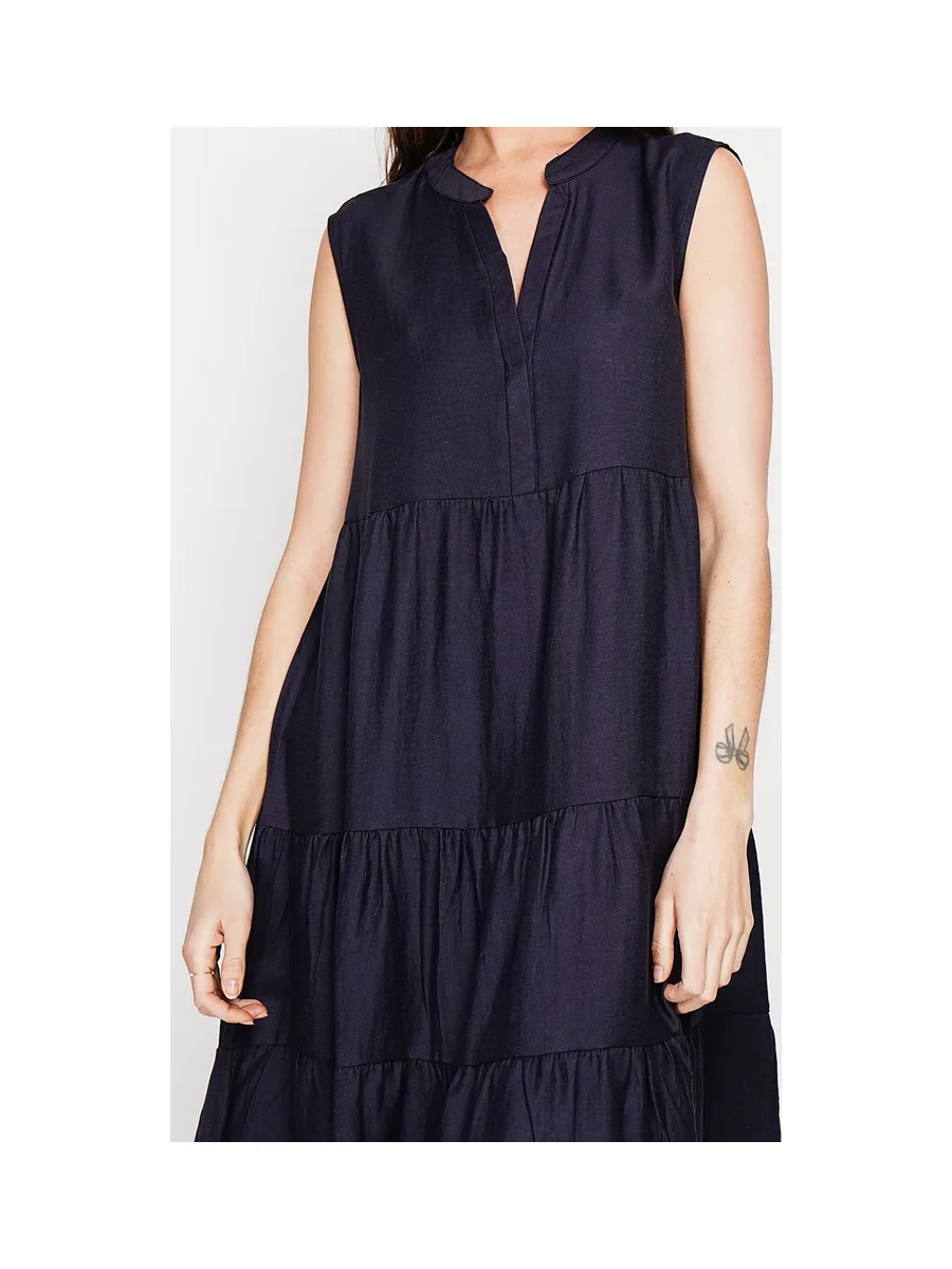 Robe col tunisien gaufrée à étages S/M 12