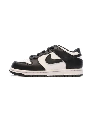 Baskets Blanches/Noires Garçon Nike Dunk Low 1