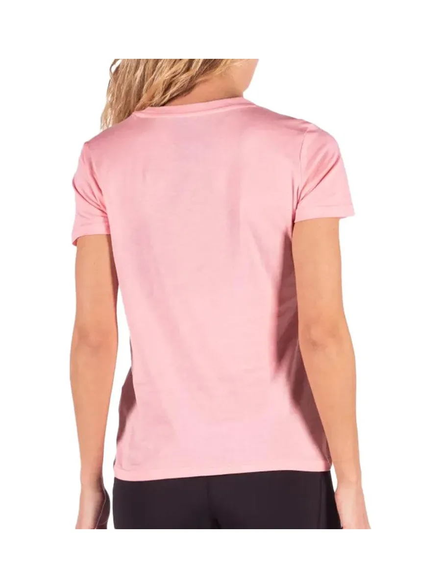 T-shirt Rose Femme Adidas W E Lin Slim T 2