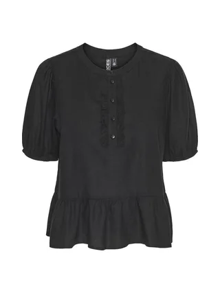 Blouse Noir Femme Pieces Pia 2/4 1