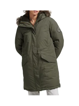 Parka Kaki Femme Superdry Vintage Down Everest 1
