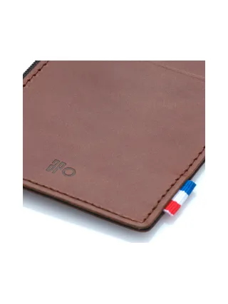 ANTHO - Porte-monnaie vertical zippé en liège - Naturel 11