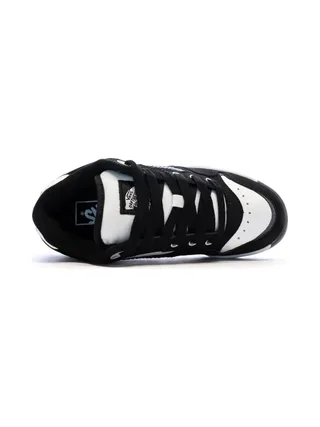 Baskets Noir/Blanc Homme Vans Rowley 4