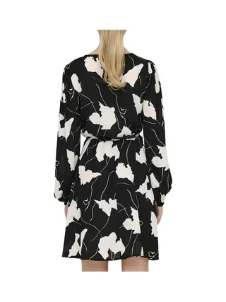 Robe Noir/Blanche Fleurs Femme JDY Base 2