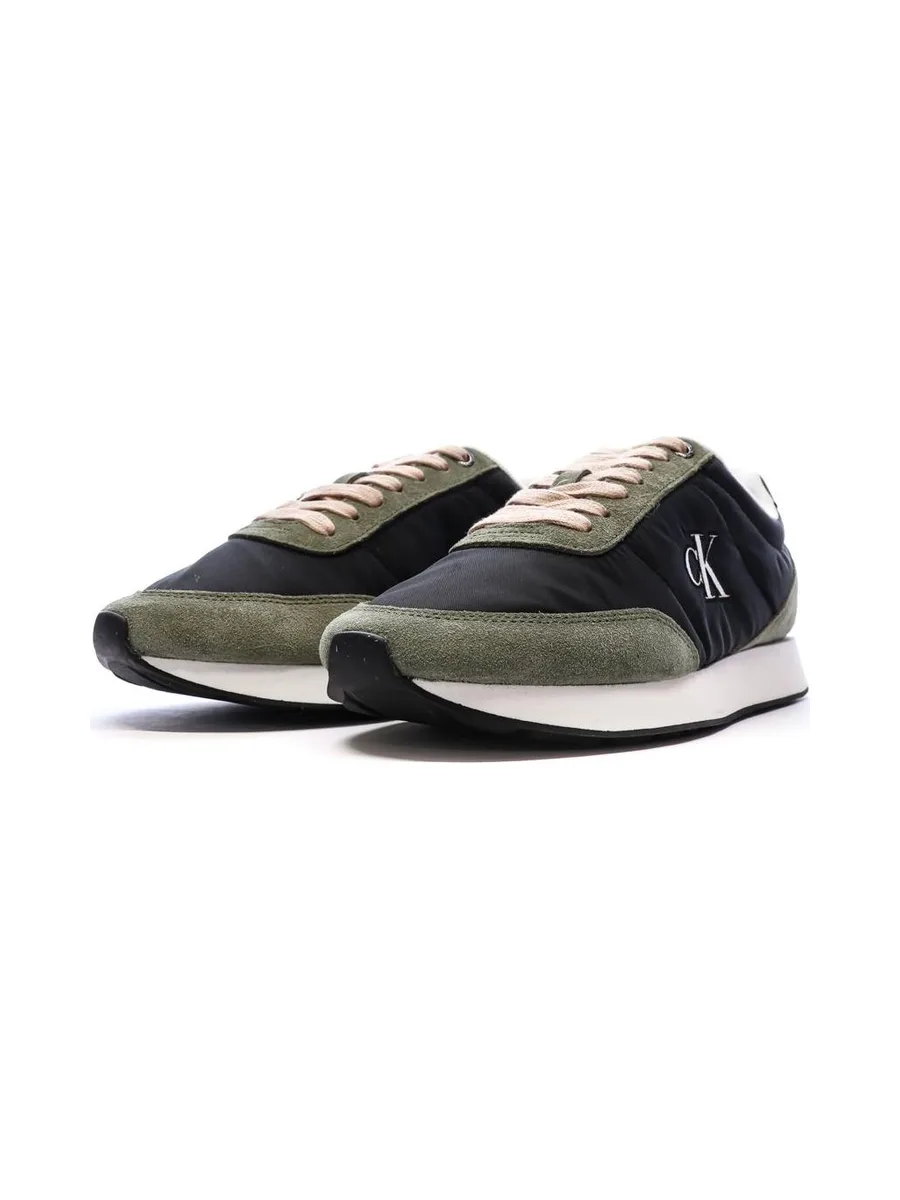 Baskets Noir/Vert Femme Calvin Klein Jeans Retro 6