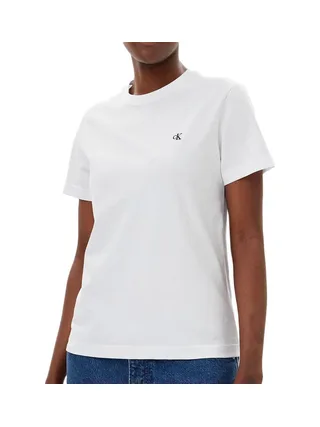 T-Shirt Blanc Femme Calvin Klein Jeans Archive 1