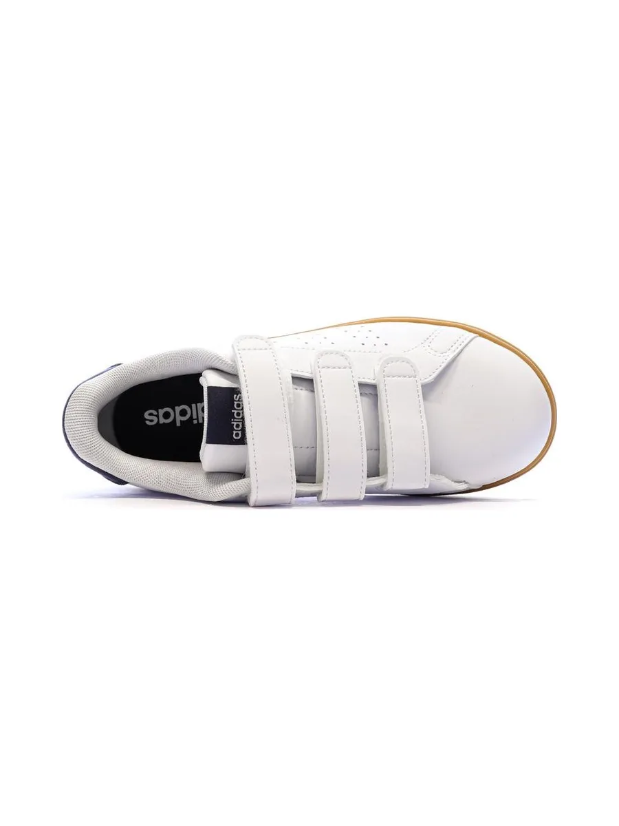 Baskets Blanches Garçon Adidas Advantage Base 5