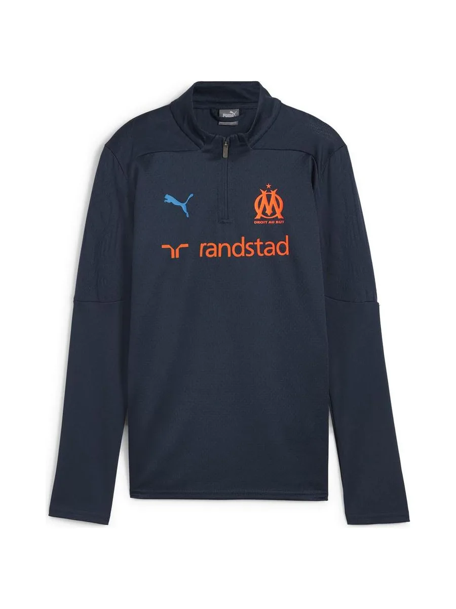 OM Sweat 1/4 Zip Training Marine Junior Puma 2024/2025 2