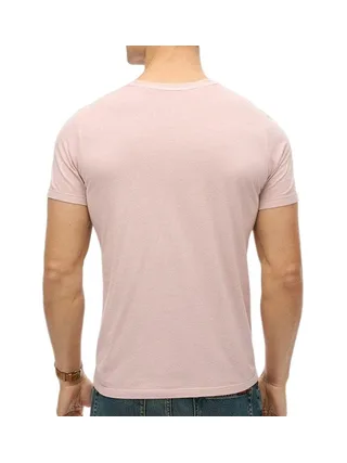 T-Shirt Rose Homme Superdry Classic Essential 2