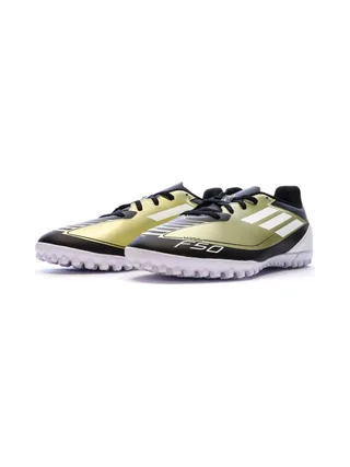 Chaussures de Foot Doré/Noir Homme Adidas F50 Club TF Messi 6
