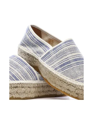 Espadrilles Blanches/Bleu Femme Pare Gabia Aduna 7