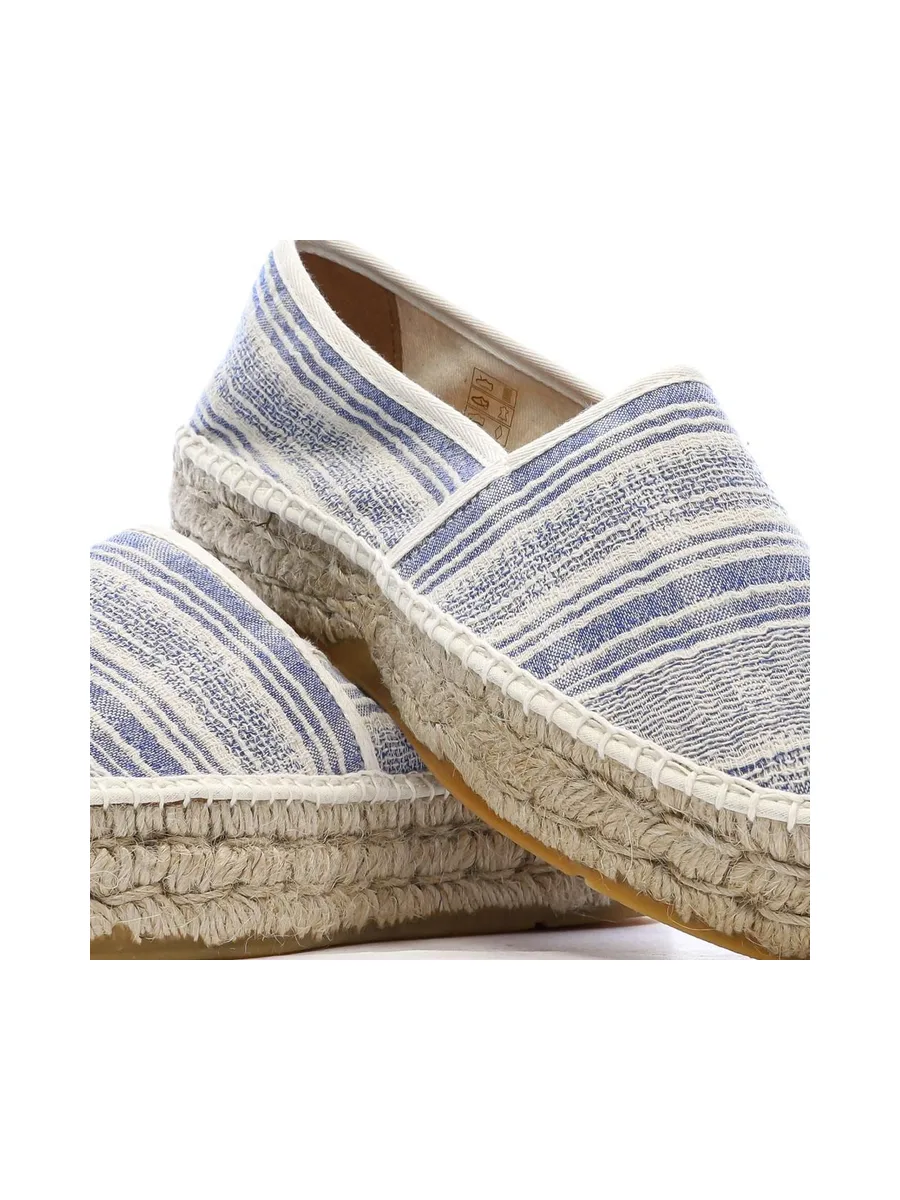 Espadrilles Blanches/Bleu Femme Pare Gabia Aduna 8