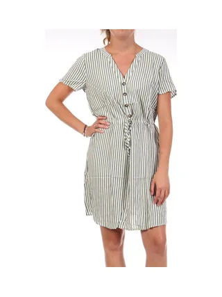 Robe Rayure Vert/Blanc Femme JDY Life 1