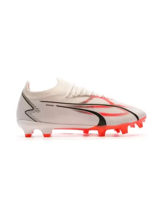 Chaussures de football Blanc/Rouge/Noir Homme Puma Ultra Match 107347-01 2