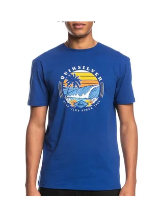 T-Shirt Bleu Homme Quiksilver Qssurfclub 1
