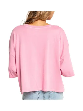 T-Shirt Rose Femme Billabong Feeling 2
