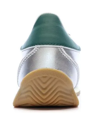 Baskets Argent/Vert Femme Adidas Country 3