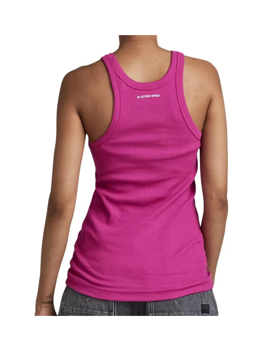 Débardeur Rose Femme G-Star Italian 3