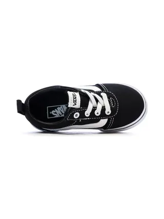 Baskets Noires/Blanches Enfant Vans Ward Slip-on 4