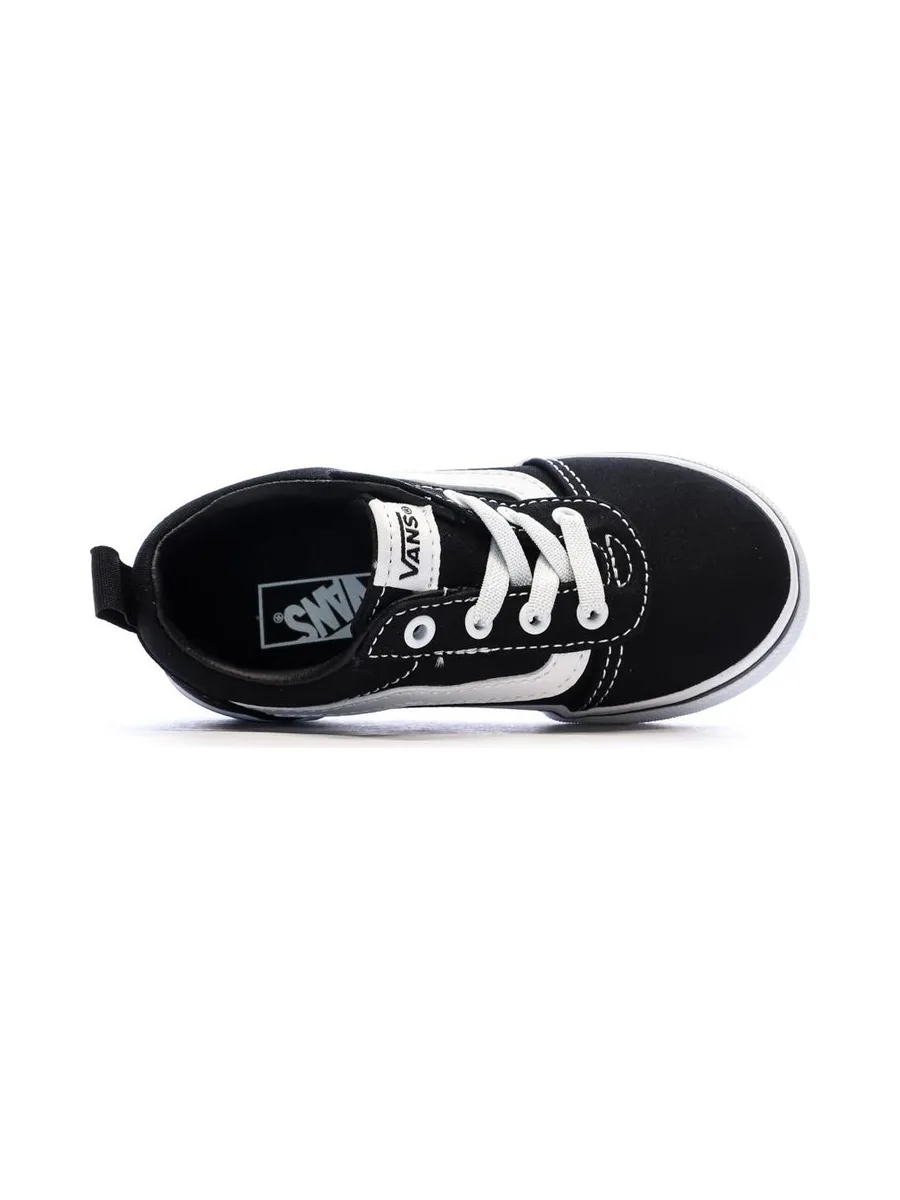Baskets Noires/Blanches Enfant Vans Ward Slip-on 5