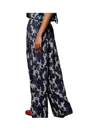 Pantalon fluide Bleu/Gris Femme Kaporal Viral 2