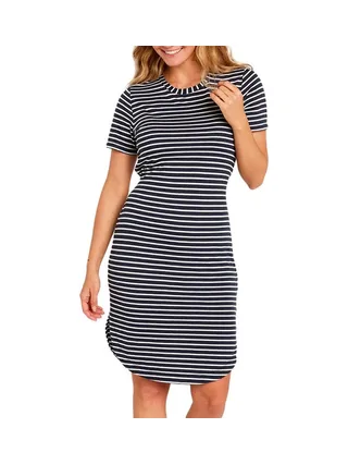 Robe Rayures Marine/Blanc Femme Rip Curl Limonade 1