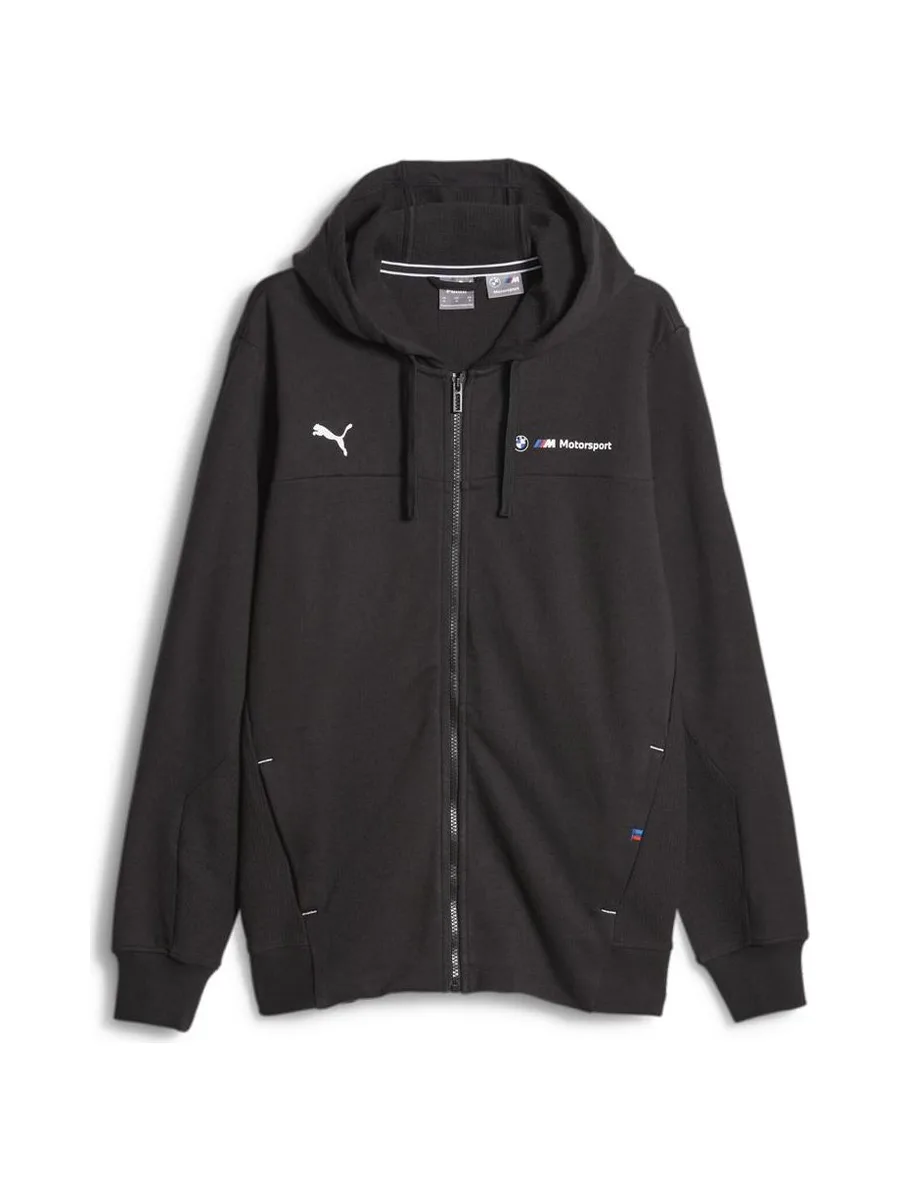 Sweat Noir à capuche Homme Puma Bmw 2