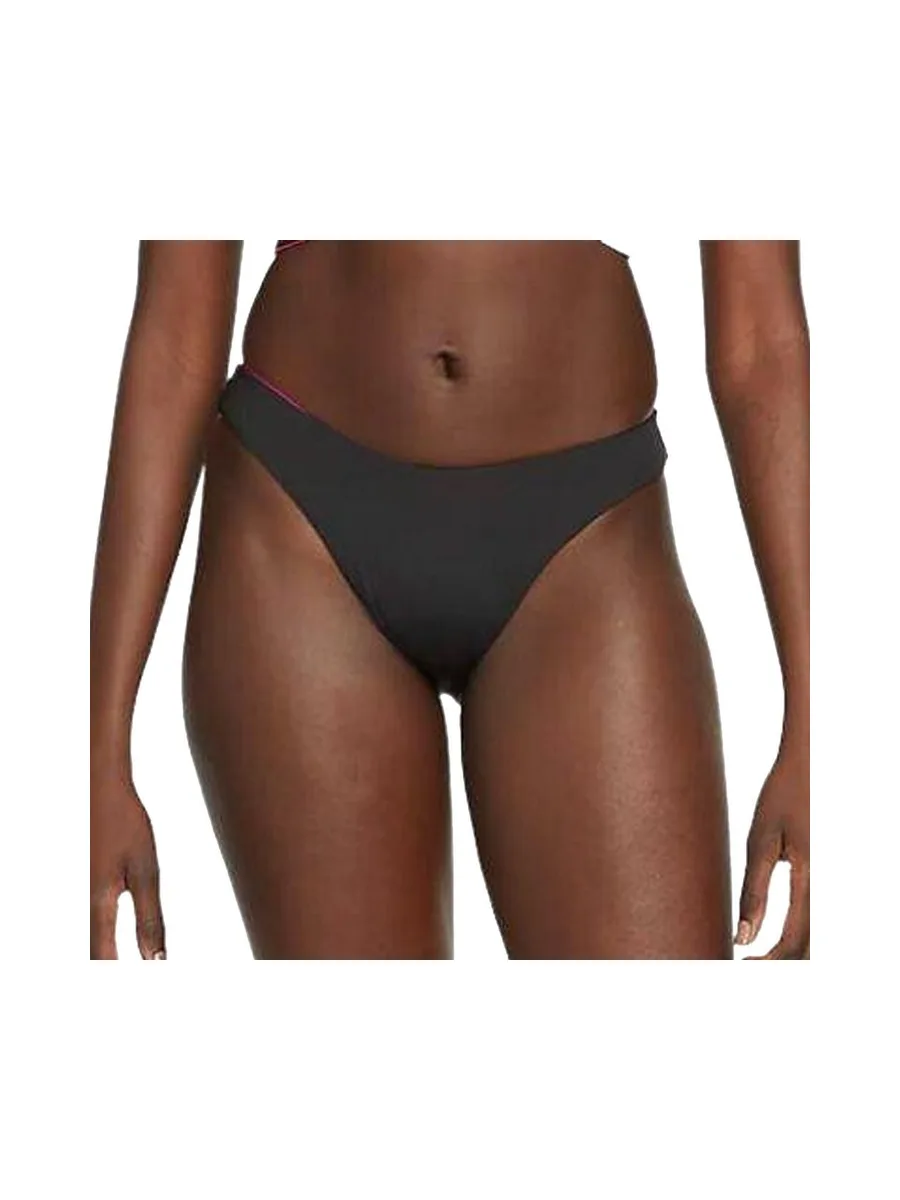 Bas de maillot de bain Noir/Rose Femme Nike Reversible 3