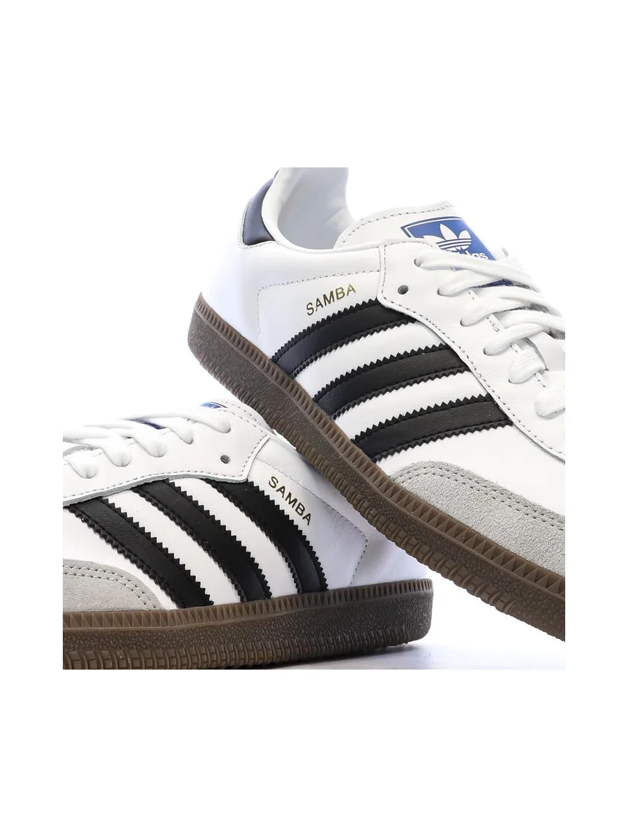 Samba Baskets Blanches/Noires Homme Adidas 8