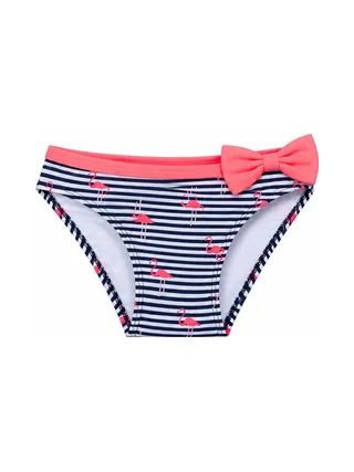 Bas de Maillot de bain Marine/Blanc/Rose Fille Lagon Bleu Alyssa 1