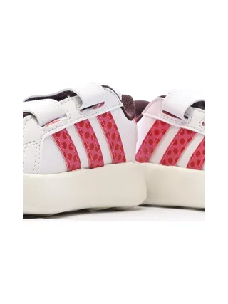 Baskets Blanches/Rouges Fille Adidas Grand Court Minnies 7