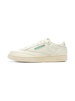 Baskets Blanche/Verte Homme Reebok Club C85 Vintage 1