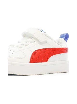 Baskets Blanc/Rouge Fille/Garçon Puma Rickie 7