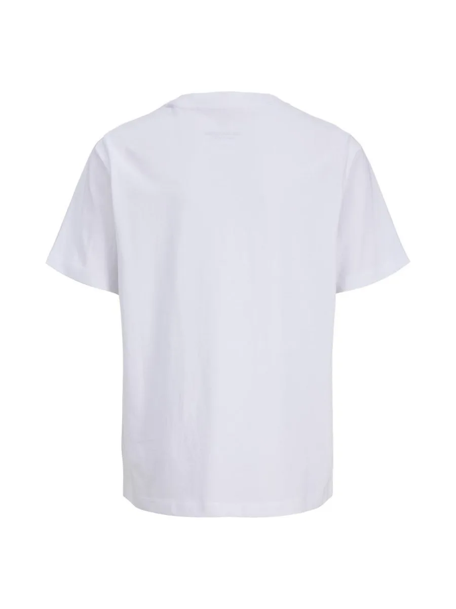 T-Shirt Blanc Garçon Jack & Jones Hudson 3
