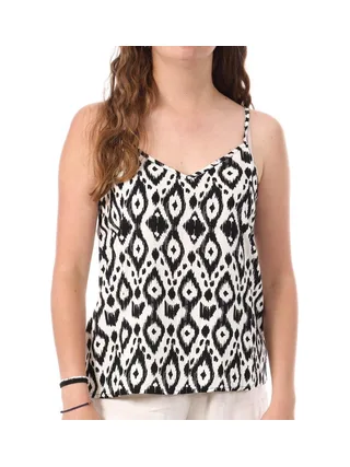 Débardeur Blanc/Noir à Motifs Femme Only Nova Life Paris 1
