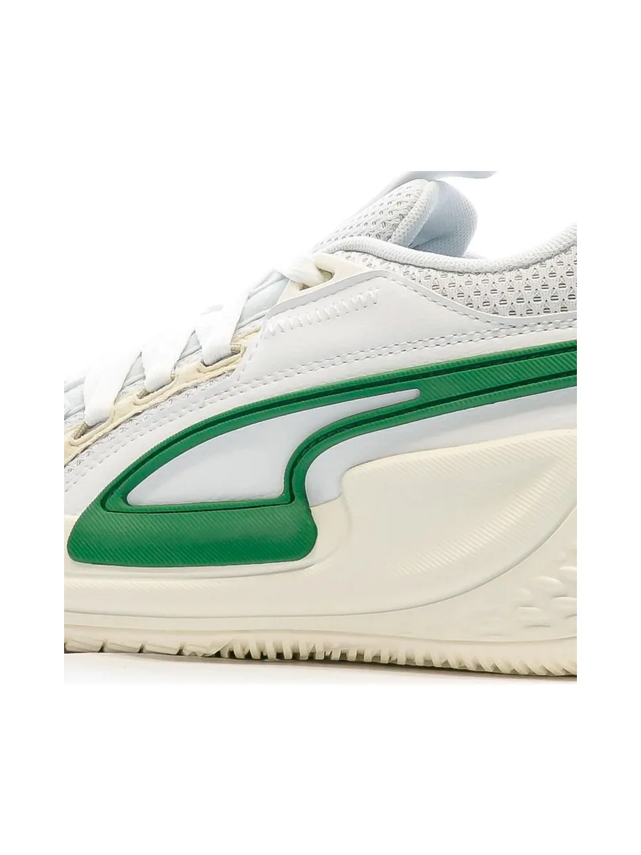 Chaussures de Basketball Blanc/Vert Homme Puma Court Rider 8
