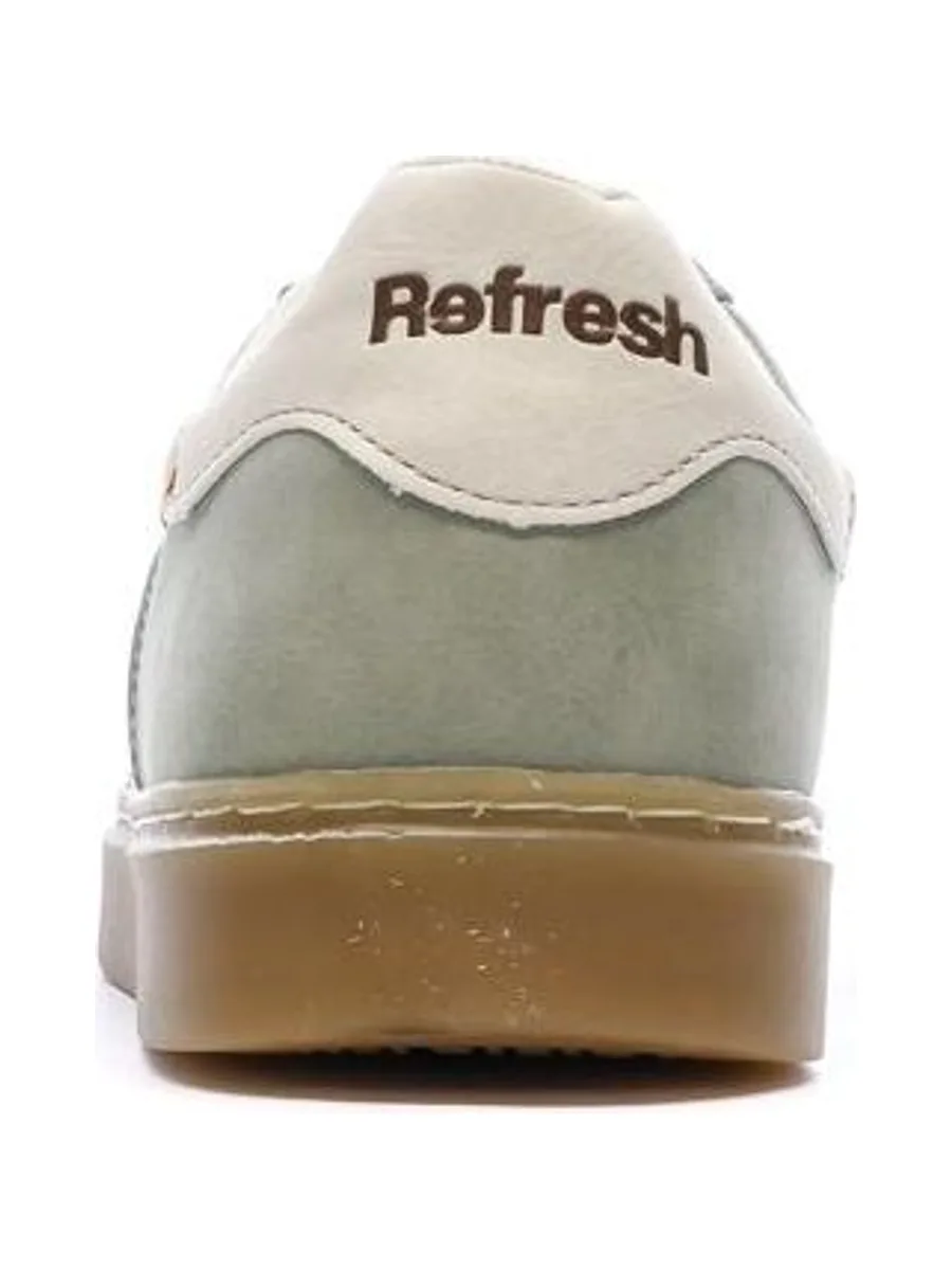 Baskets Kaki Femme Refresh 172433 4