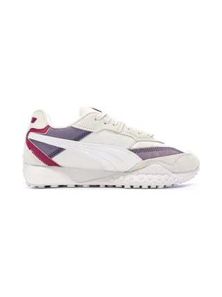 Baskets Blanches/Violettes Femme Puma Blktop 2
